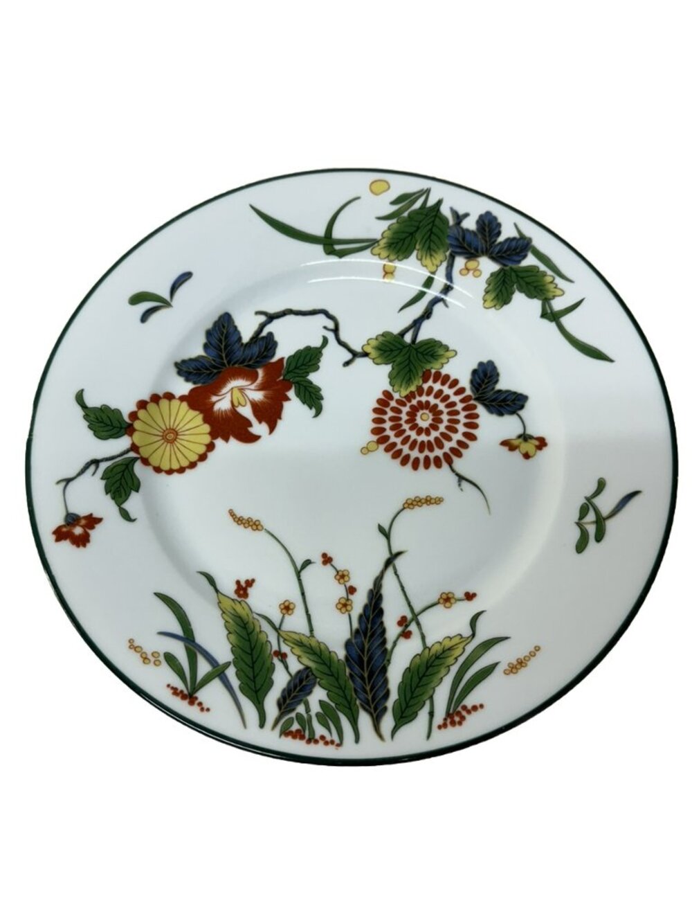 Puiforcat Tan Yu Limoges Porcelain Salad Dessert Side Bread Plate 7-1/2" READ